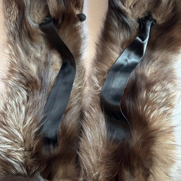 1940s 1950s Double Fox Fur Wrap Full Pelts - Picture 10 of 13